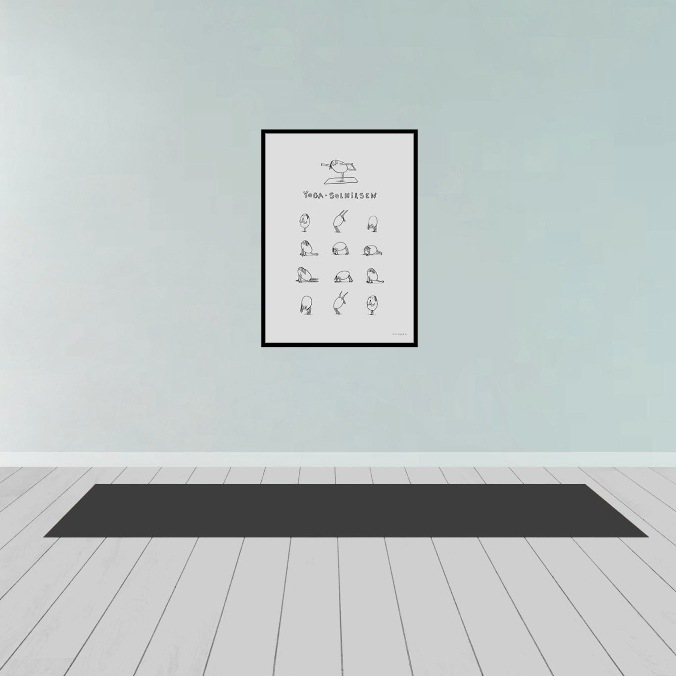 Yoga Solhilsen 50 x 70 cm
